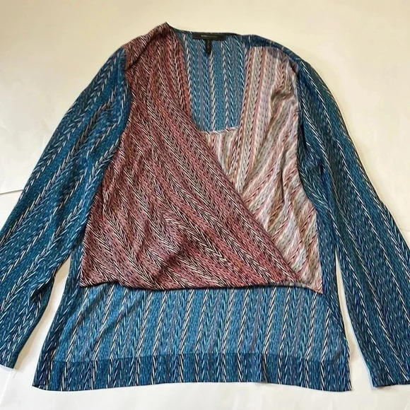 BCBG Maxazria Jaklyn draped top size small - Picture 1 of 6